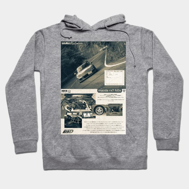 RX7 FD3S Hoodie by gtr